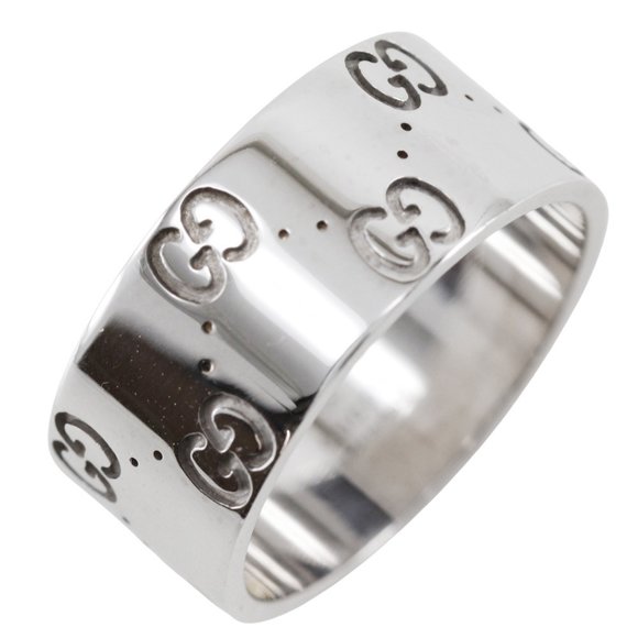 GUCCI 18k White Gold Ring - Picture 1 of 8